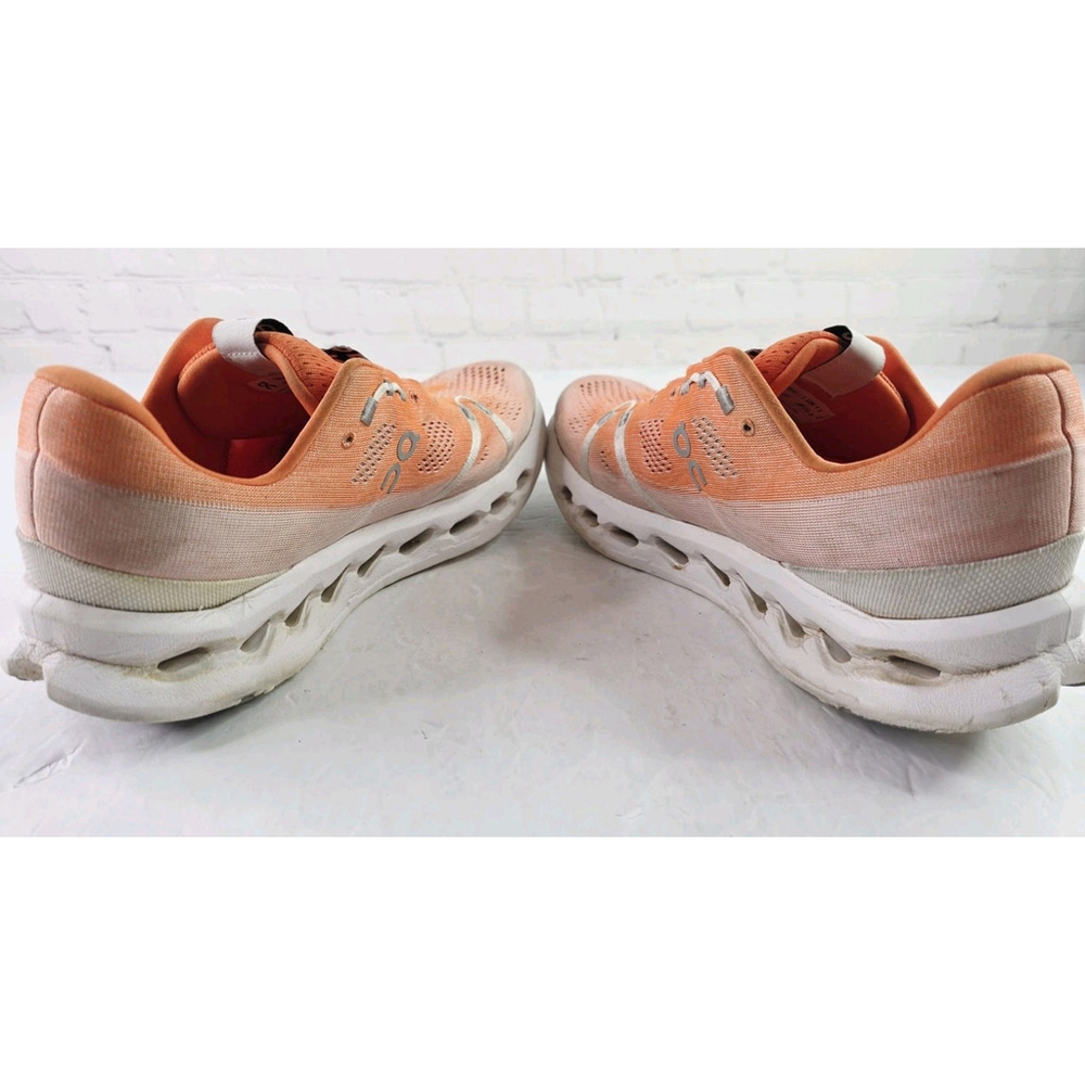 On Cloudsurfer Mens Flame Orange White Athletic Running Shoes Sneakers Size 11.5 - Picture 5 of 7